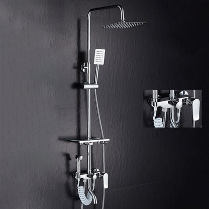 BowLift | Modern adjustable water flow shower faucet shower arm shower system on the wall
