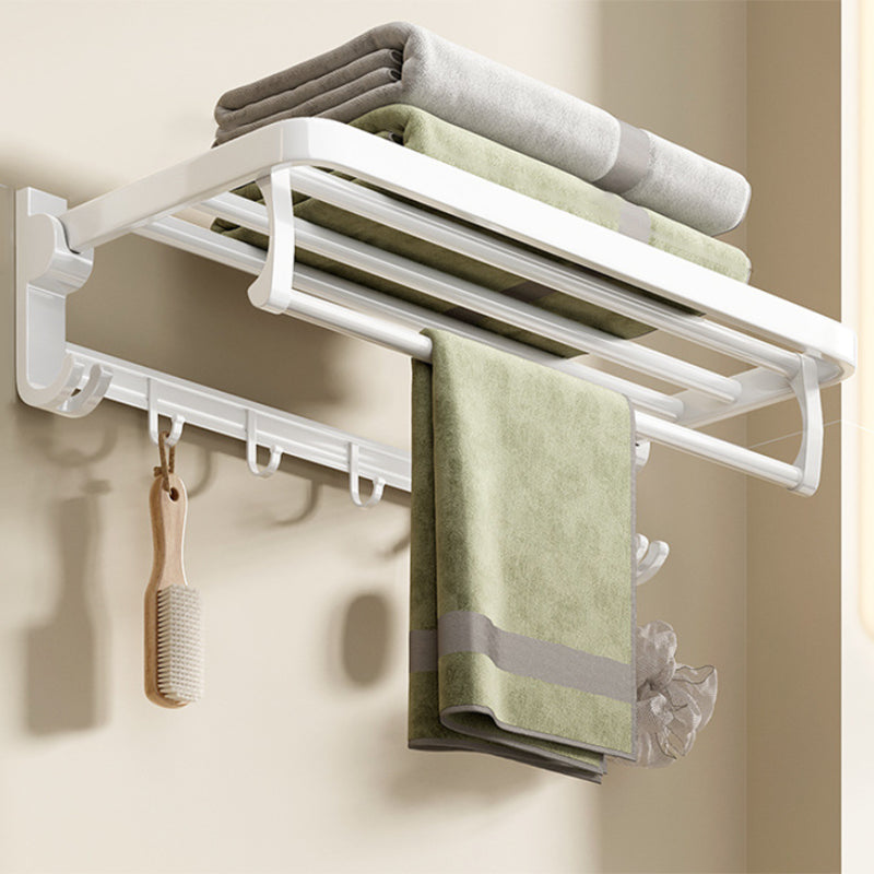BowLift | Modern Bathroom Hardware Set Towel Bar White Bath Shelf Bathroom Hardware Set