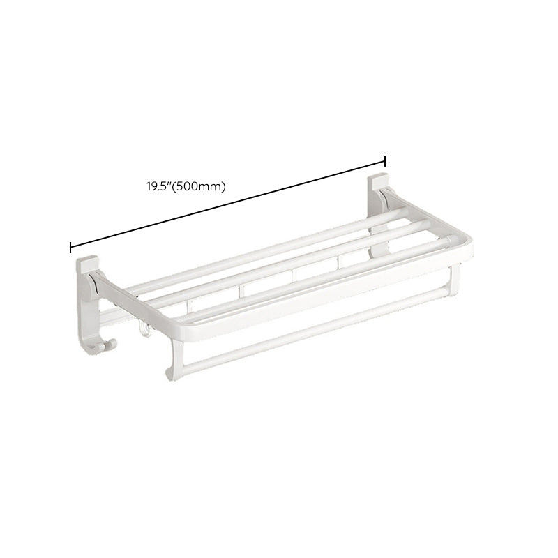 BowLift | Modern Bathroom Hardware Set Towel Bar White Bath Shelf Bathroom Hardware Set
