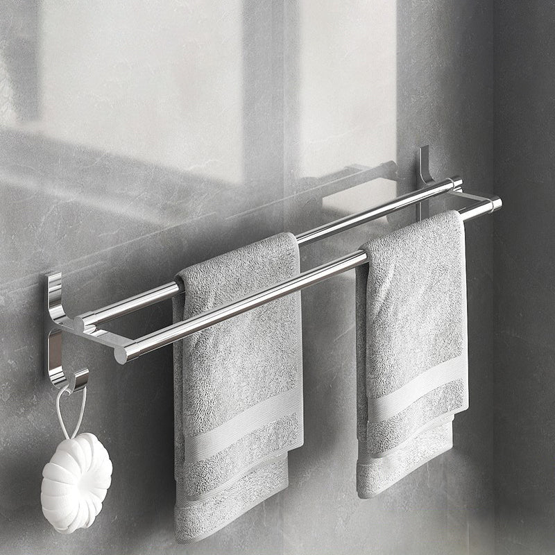 BowLift | Modern Polished Chrome Bathroom Accessories Set Bath Shelf/Towel Holder/Paper Holder included