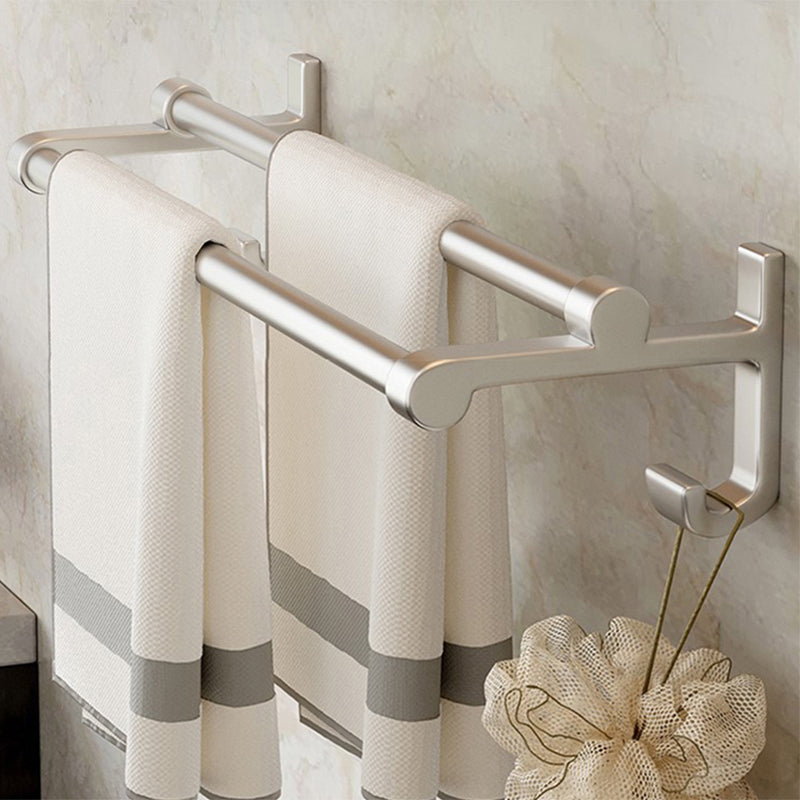BowLift | Modern Polished Chrome Bathroom Accessories Set Bath Shelf/Towel Holder/Paper Holder included