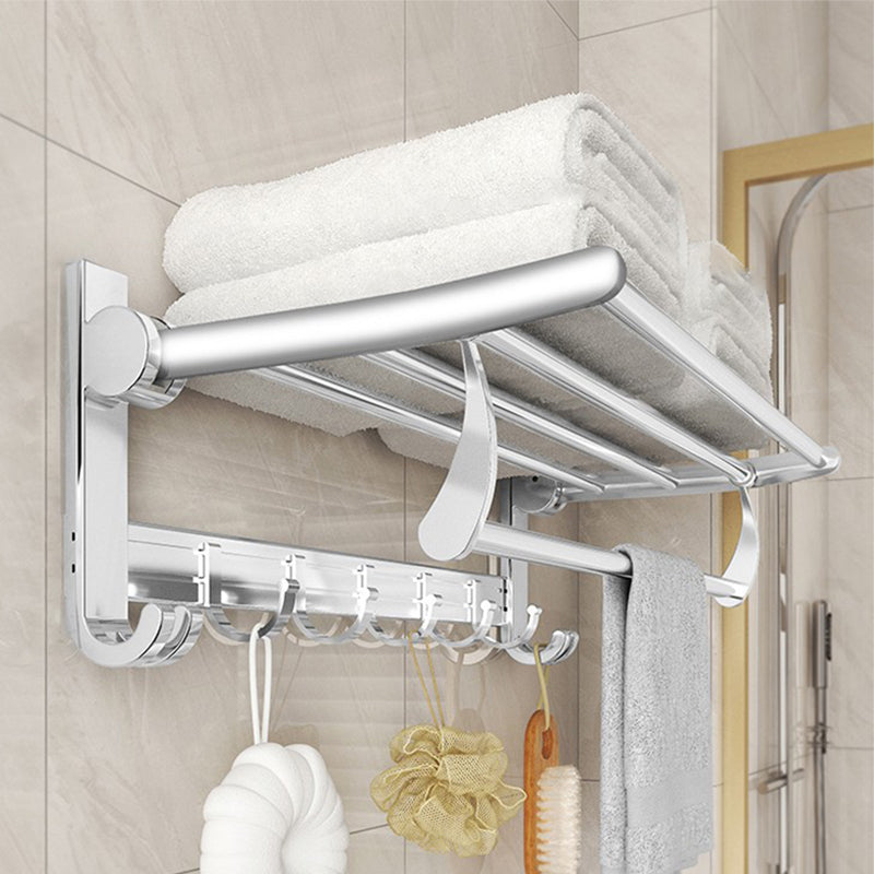 BowLift | Modern Polished Chrome Bathroom Accessories Set Bath Shelf/Towel Holder/Paper Holder included