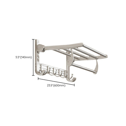 BowLift | Modern Polished Chrome Bathroom Accessories Set Bath Shelf/Towel Holder/Paper Holder included