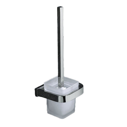 BowLift | Polished Chrome Modern Bathroom Accessory Set made of Stainless Steel Towel Holder/Soap Dish