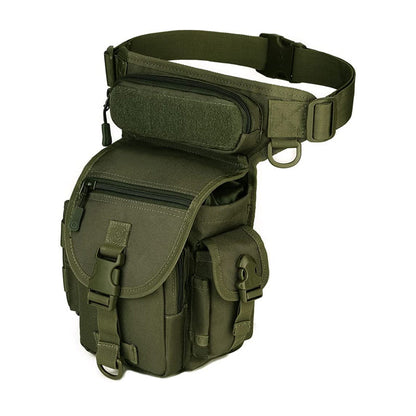 Waterproof tactical nylon waist bag for men, leg bag, travel bag