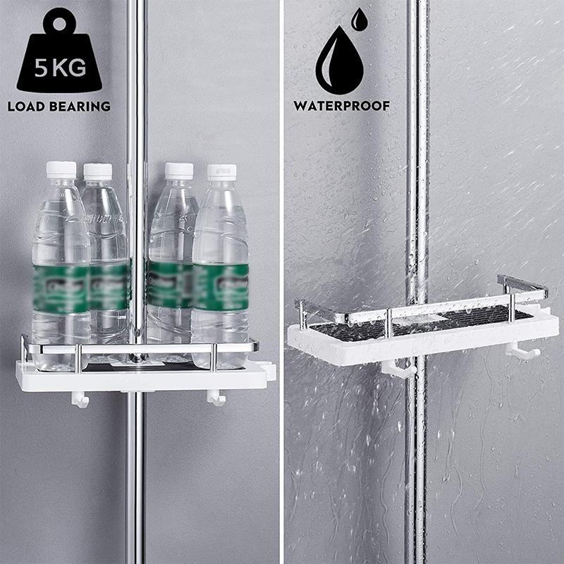 Norvo | Norvo Bathroom Rod Shower Caddy Storage Rack