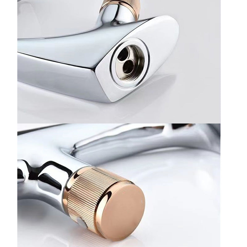 BowLift | Modern Center Connection Faucets Single Lever Faucets with Waterfall Spout