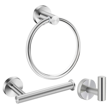 BowLift | Traditional Bathroom Hardware Accessory Set Towel Ring/Bathrobe Hook/Towel Bar