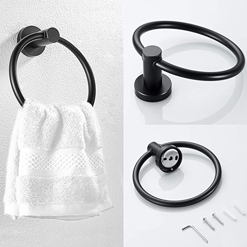 BowLift | Traditional Bathroom Hardware Accessory Set Towel Ring/Bathrobe Hook/Towel Bar