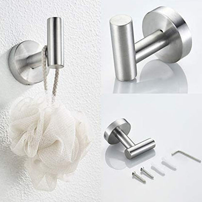 BowLift | Traditional Bathroom Hardware Accessory Set Towel Ring/Bathrobe Hook/Towel Bar