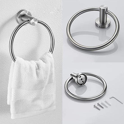 BowLift | Traditional Bathroom Hardware Accessory Set Towel Ring/Bathrobe Hook/Towel Bar