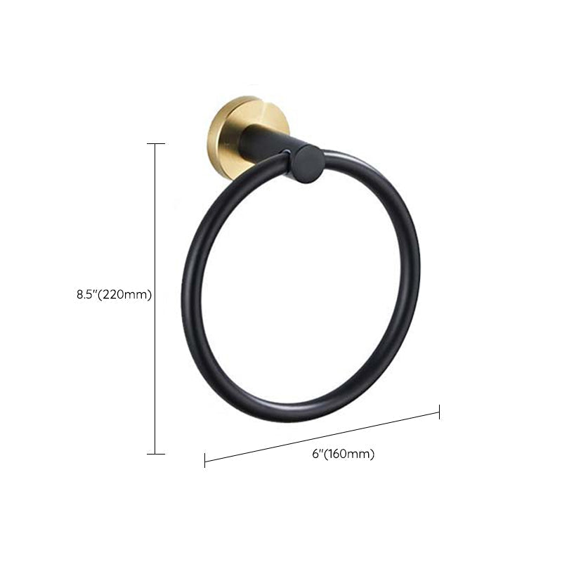 BowLift | Traditional Bathroom Hardware Accessory Set Towel Ring/Bathrobe Hook/Towel Bar