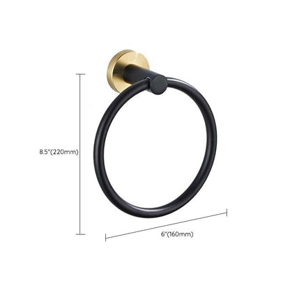 BowLift | Traditional Bathroom Hardware Accessory Set Towel Ring/Bathrobe Hook/Towel Bar