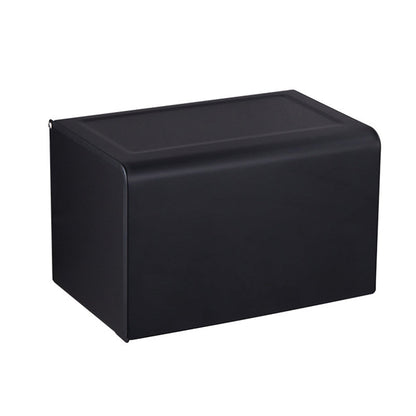 Modern Bathroom Accessory Set Matt Black/Grey Bathroom Shelf/Towel Holder & Paper Holder