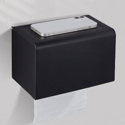 Modern Bathroom Accessory Set Matt Black/Grey Bathroom Shelf/Towel Holder & Paper Holder