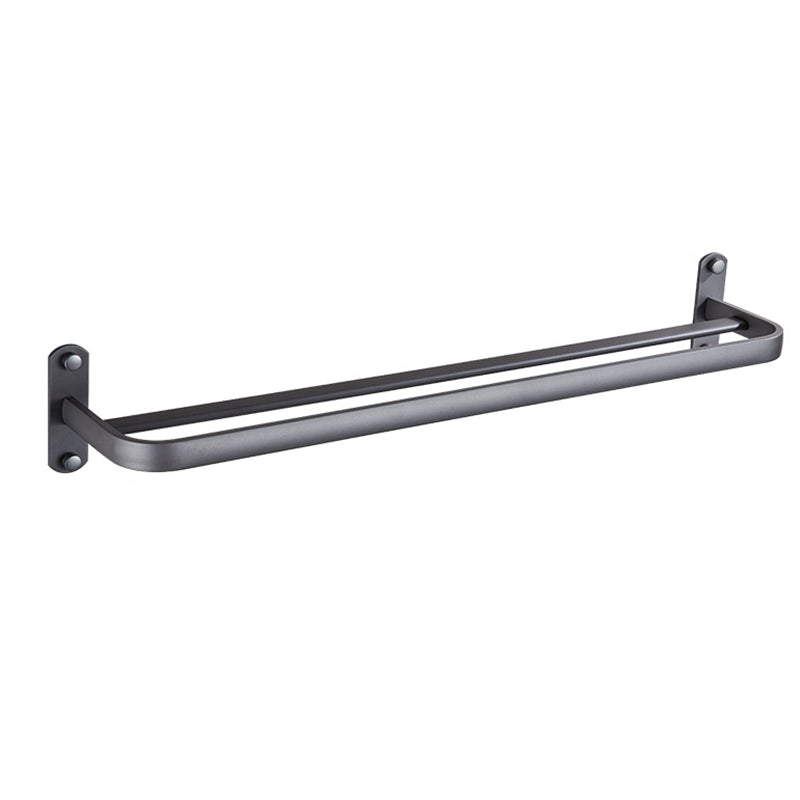 Modern Bathroom Accessory Set Matt Black/Grey Bathroom Shelf/Towel Holder & Paper Holder