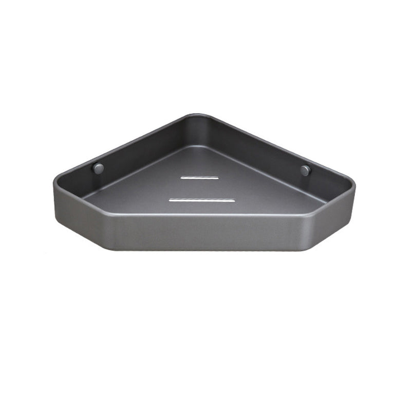 Modern Bathroom Accessory Set Matt Black/Grey Bathroom Shelf/Towel Holder & Paper Holder