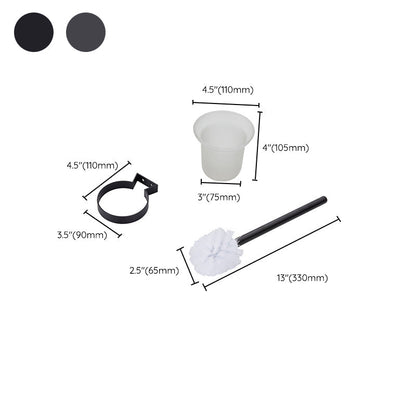 BowLift | Modern Bathroom Accessory Set Matte Black/Grey Bathroom Shelf/Towel Holder & Paper Holder
