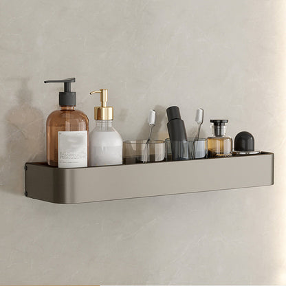 Skanto | Modern Aluminum Bathroom Accessory Set Gray Bathroom Shelf System