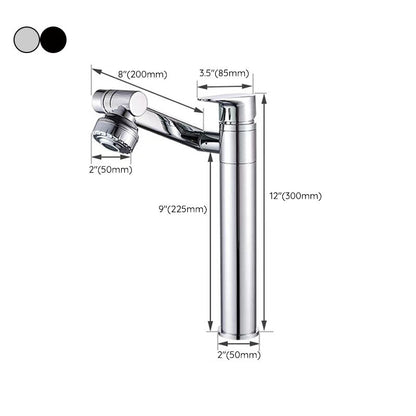 BowLift | Glam Style Faucet Single Handle Basin Mixer with Waterfall Spout
