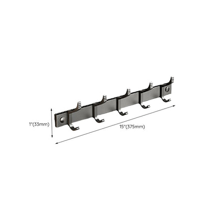 BowLift | Contemporary bathroom accessory set with black finish and bath shelf/towel bar