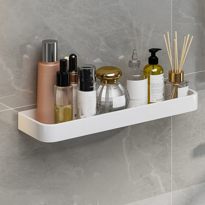 BowLift | Contemporary Bathroom Accessory Set Metal Bath Shelf in White