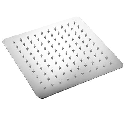 BowLift | Contemporary Shower Combo Fixed Shower Head Stainless Steel Wall Mount Square Shower Head