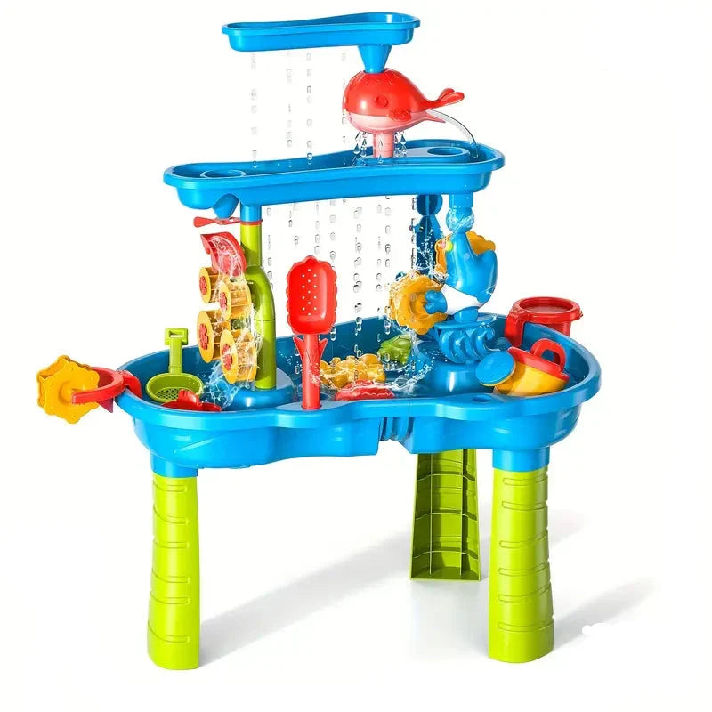 Skanto | 3-Tier Sand and Water Table | Fun and Educational Play for Ages 1-5