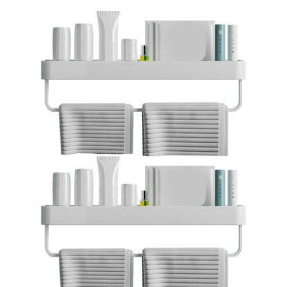 Kalsten | Contemporary Bathroom Accessories Hardware Set Aluminum Bathroom Shelf