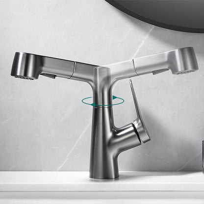 Kalsten | Extendable Vessel Water Tap Modern Sink Faucet with a Lever Handle