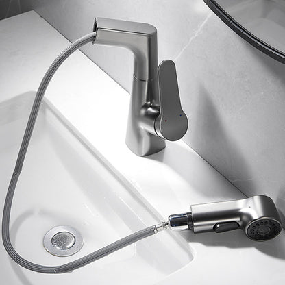 Kalsten | Extendable Vessel Water Tap Modern Sink Faucet with a Lever Handle