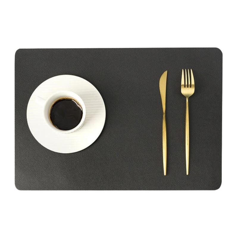 Skanto | Modern Rectangular Waterproof PU Leather Placemats