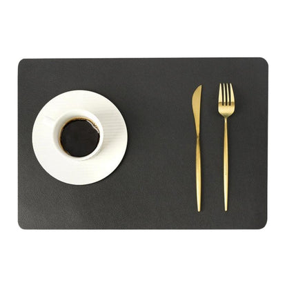 Skanto | Modern Rectangular Waterproof PU Leather Placemats