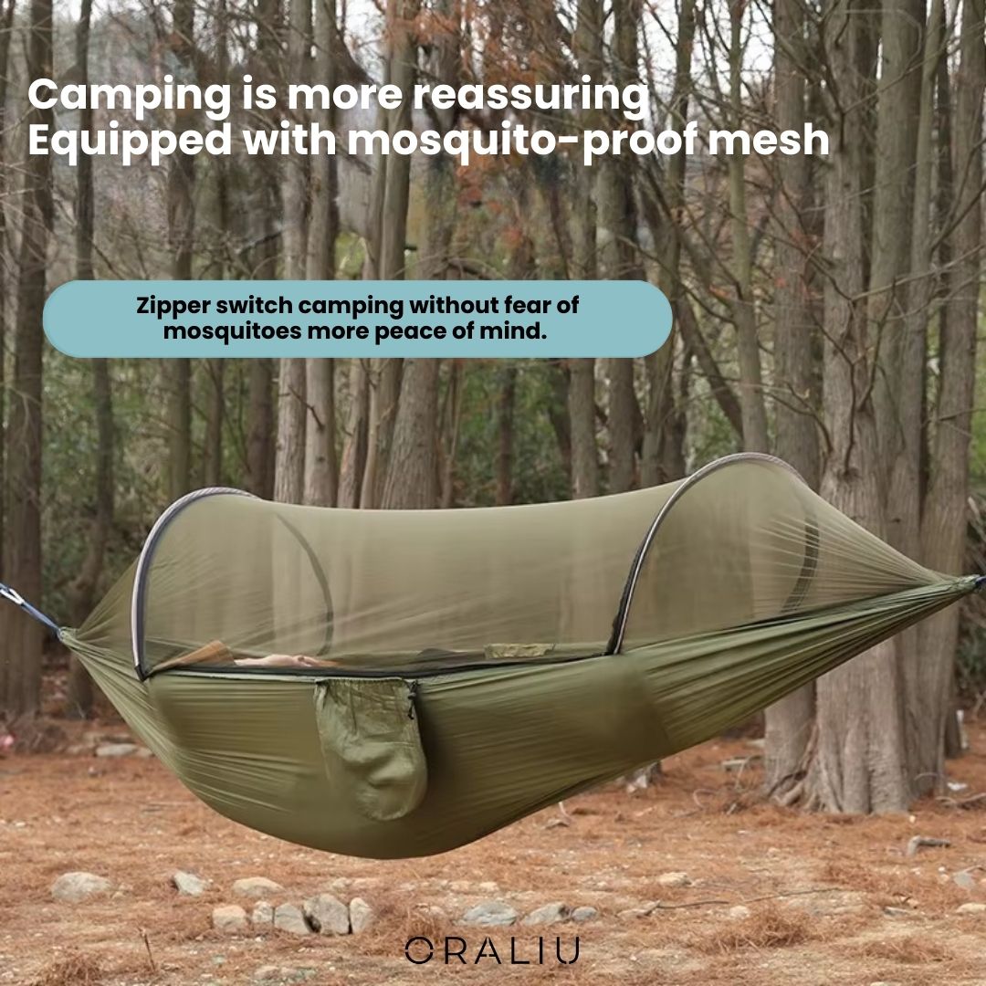 Skanto | Hammock with Built-in Mosquito Net – Ultimate Outdoor Protection