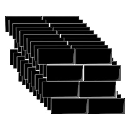 BowLift | Peel and Stick Tiles Rectangle PVC Waterproof Peel and Stick Tiles Subway 10-Pack