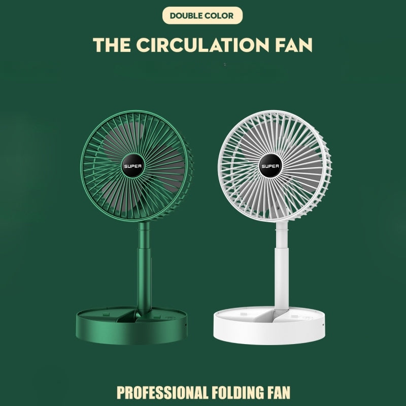 Compact 15 cm USB portable fan with 3-speed control | Karnz