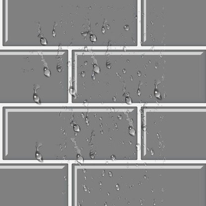 BowLift | Tile Peel & Stick Rectangle Waterproof Solid Plastic Peel & Stick Subway Tile for Shower