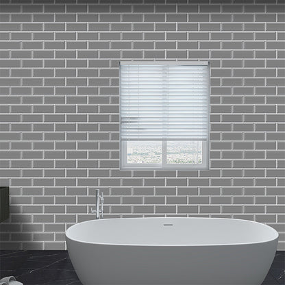 BowLift | Tile Peel & Stick Rectangle Waterproof Solid Plastic Peel & Stick Subway Tile for Shower