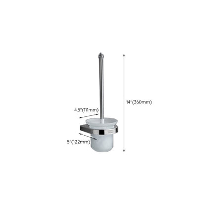 BowLift | Polished Chrome Modern Bathroom Accessory Set in Stainless Steel with Bath Shelf/Towel Bar