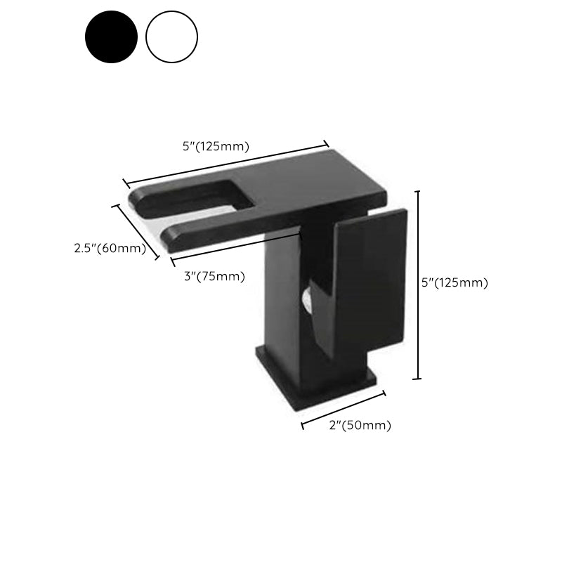 BowLift | Single-Handle Basin Faucet 1-Hole Widely Used Bathroom Sink Faucet with LED Lighting