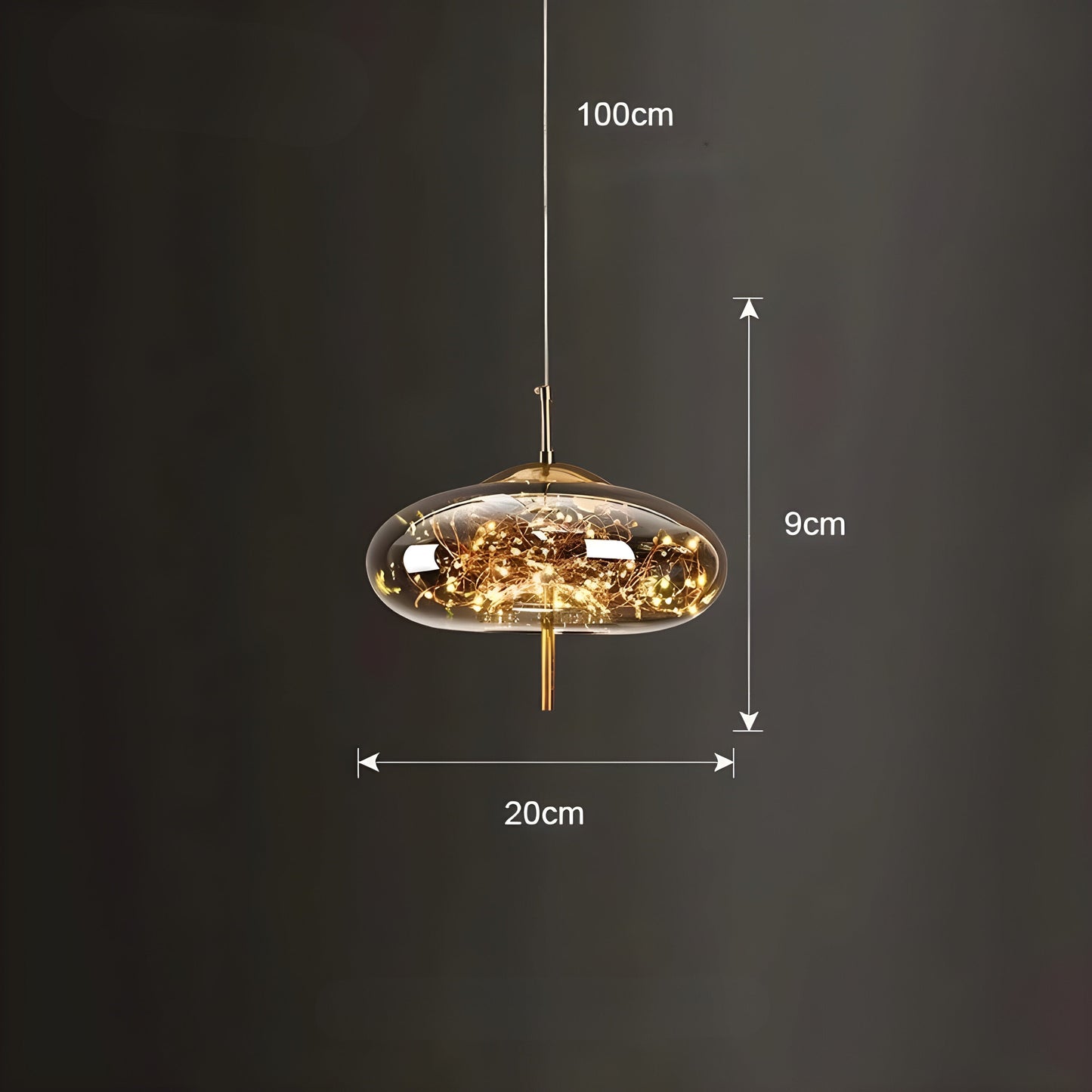 CrystalBeam Light - Modern LED Pendant Light Stars | Kalsten
