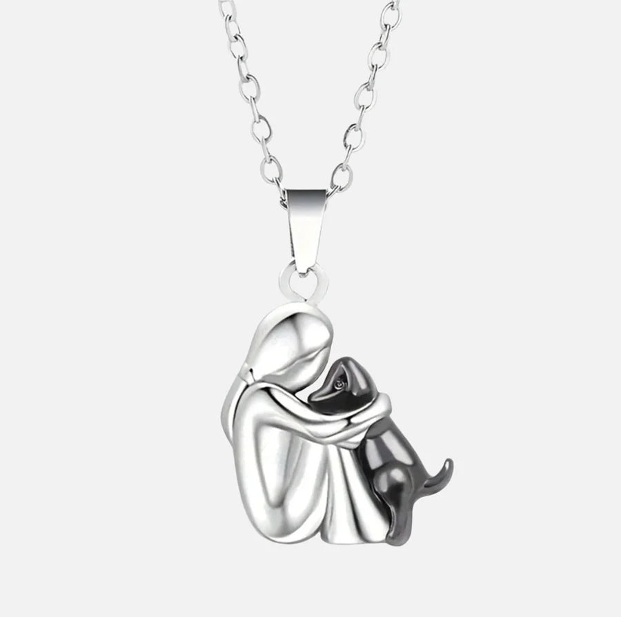 Skanto | PawHeart Necklace – Jewelry for Dog Lovers with Paw Print