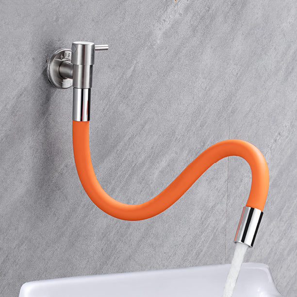 Skanto | Modern Wall-Mounted Bath Faucet with Stainless Steel Levers