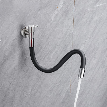 Skanto | Modern Wall-Mounted Bath Faucet with Stainless Steel Levers