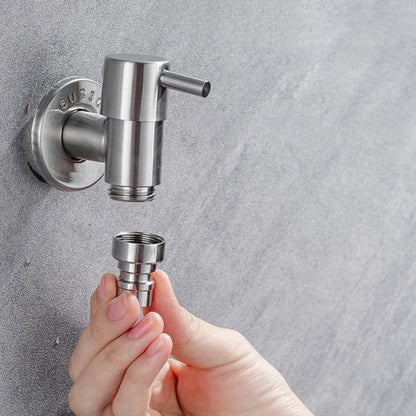 Skanto | Modern Wall-Mounted Bath Faucet with Stainless Steel Levers