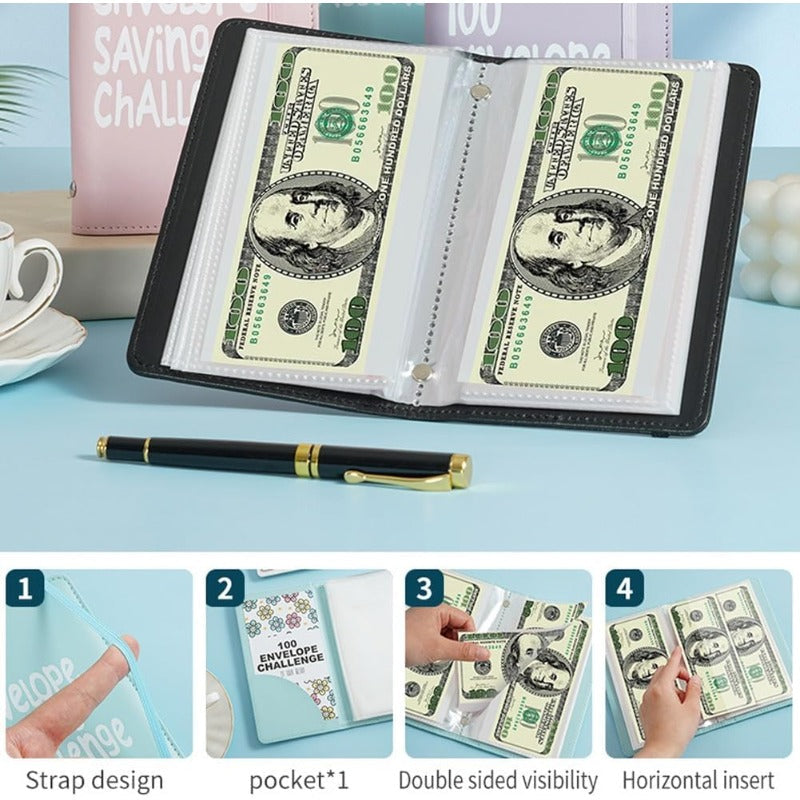 Skanto | 100 Envelope Challenge Savings Binder