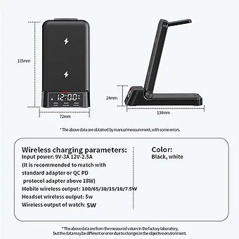 BowLift | 4-in-1 Wireless Phone Stand with Charging