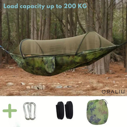 Skanto | Hammock with Built-in Mosquito Net – Ultimate Outdoor Protection
