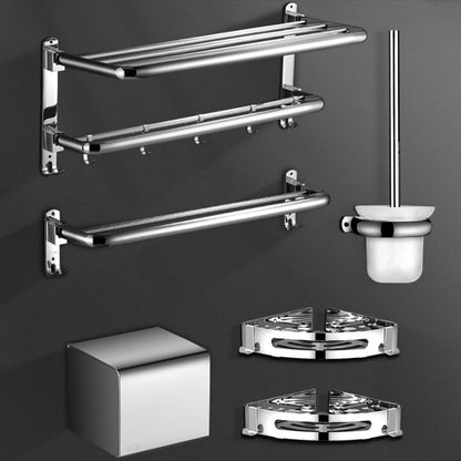 BowLift | Modern Stainless Steel Towel Bar Bathroom Shelf Bathroom Accessories Set