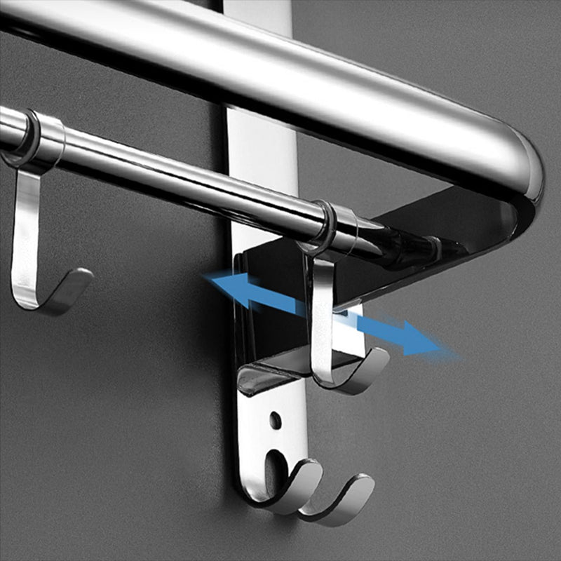 BowLift | Modern Stainless Steel Towel Bar Bathroom Shelf Bathroom Accessories Set